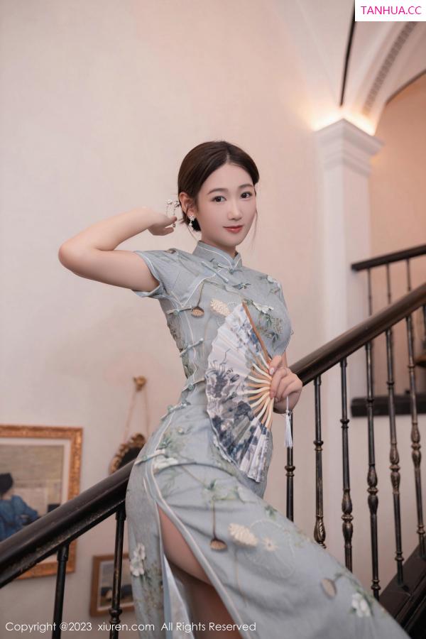 唐安琪  [XiuRen]高清写真图 2023.08.14 No.7232 唐安琪 美腿旗袍第6张图片